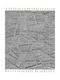 Madi Shard Summer Bedroom Rug Set Gray 3 Pieces