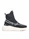 Pyro Damen Chunky Stiefel Schwarz