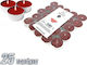 Romance Tealights Red 25pcs