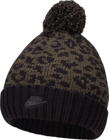 Futura Pom Pom Beanie Γυναικείος Σκούφος Πλεκτός σε Μαύρο χρώμα