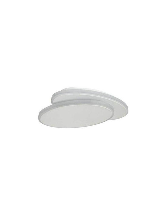 Elmark Neil Classic Metallic Ceiling Mount Light with Integrated LED in White color 24pcs