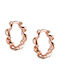 Oxzen Earrings Hoops made of Silver Gold Plated