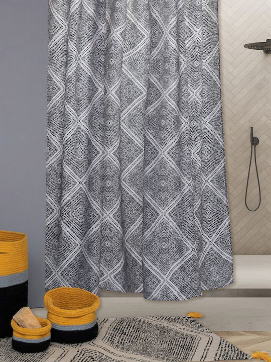 Palamaiki Bath Mat Cotton Tiles 9-100548-001 Beige 60x130cm