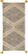 Palamaiki Bath Mat Cotton Tiles 9-100548-001 Beige 60x130cm