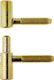 Otlav Hinge Door Screwed Made of Metal Gold 1pcs