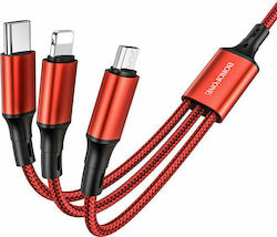 Borofone BX50 Fresco Braided Cablu USB la Light...