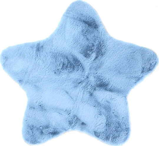 Royal Carpet Star 100 Παιδικό Χαλί Αστέρια Blue 100x100cm Πάχους 23mm