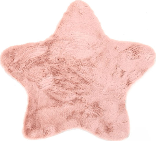 Royal Carpet Star 100 Παιδικό Χαλί Αστέρια Pink 100x100cm Πάχους 23mm