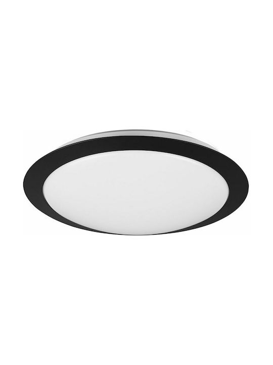 Trio Lighting Classic Metallic Ceiling Mount Light with Integrated LED in Black color 29pcs