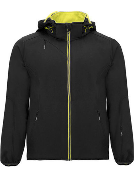 Siberia Winter Jacket Softshell Waterproof and Windproof Black