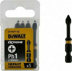 Dewalt Set 5 Screwdriver Bits