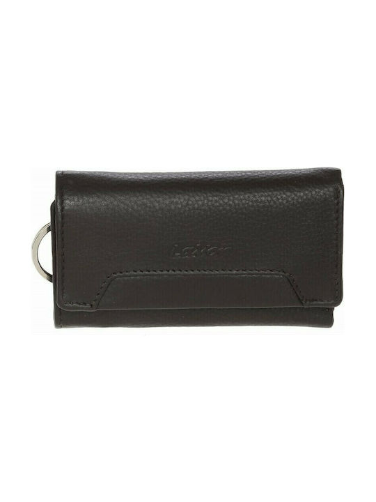 Lavor Key Holder Wallet Leather Black