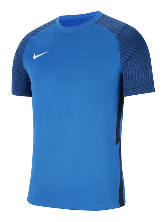 Nike Strike 21 Ανδρικό T-shirt Μπλε με Στάμπα