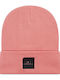 Beanie Γυναικείος Σκούφος Πλεκτός σε Ροζ χρώμα