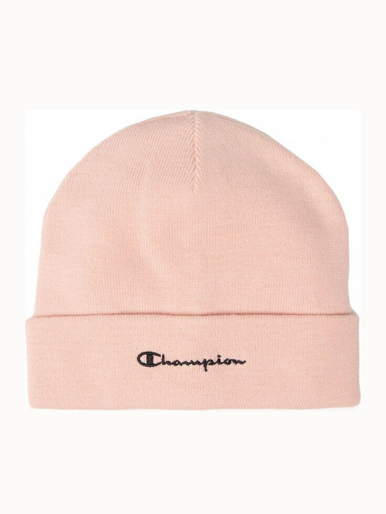 Beanie Γυναικείος Σκούφος Πλεκτός σε Ροζ χρώμα