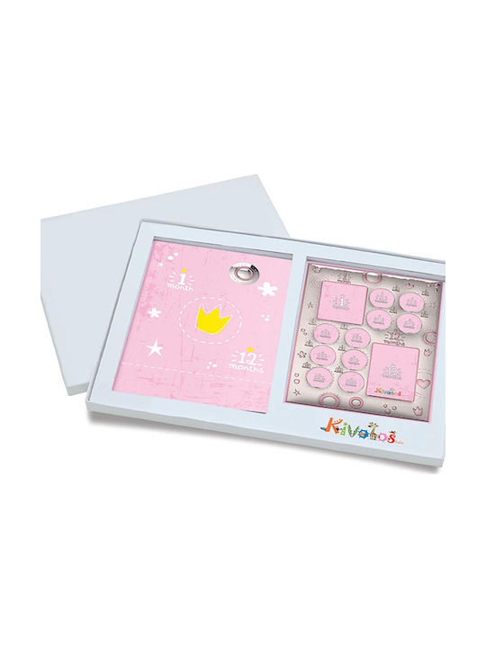 Slevori Metallischer Kinder-Multirahmen Rosa 19...