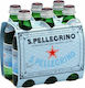 San Pellegrino Kohlensäurehaltig Wasser in einer Glasflasche 6x0.25Es