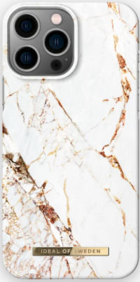 iDeal Of Sweden Printed Back Cover Plastic Carrara Gold (iPhone 13 Pro Max)