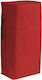 TTS Cleaning Hotel Wäschesack Stoff mit Maßen B26xT44xH98cm. Rot 1Stück