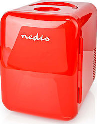 Nedis Ηλεκτρικό Φορητό Ψυγείο 12V Κόκκινο 4lt