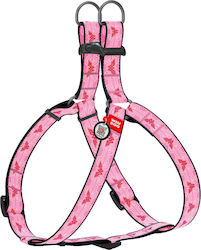 WauDog Hundegeschirre Wonder Woman Rosa Groß 15mm x 40-55cm