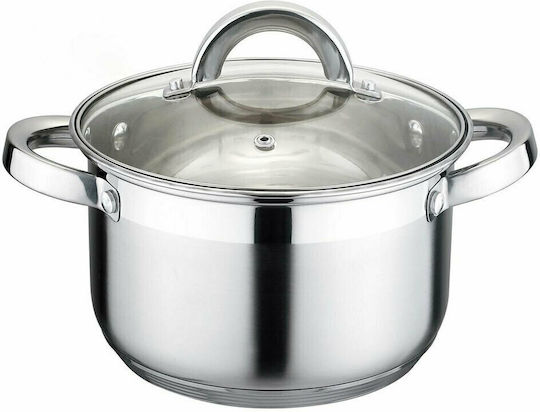 Kaisa Villa Deep Stainless Steel Pot 7.9lt / 26cm