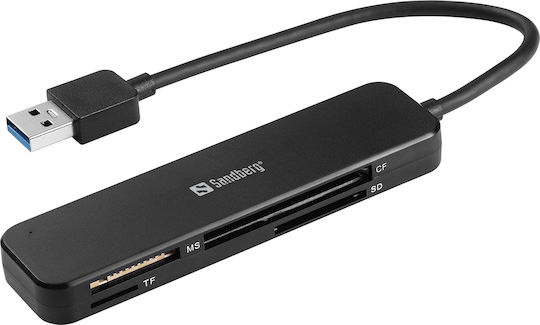 Sandberg Cititor Card USB 3.0 pentru Card SD/microSD/Stick de Memorie