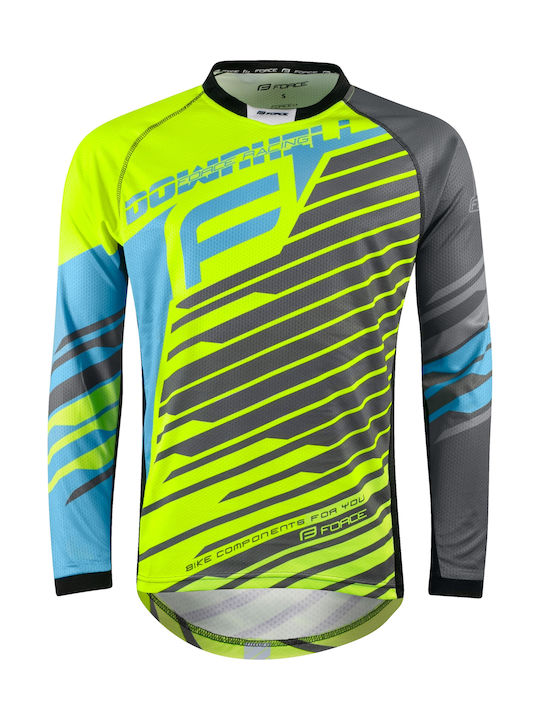 Force Downhill Long Sleeves Cycling Jersey Multicolored