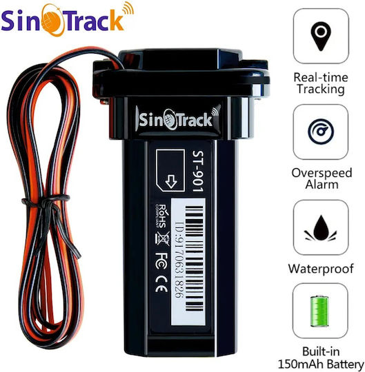 SinoTrack GPS Tracker GSM για Αυτοκίνητα / Μηχανές Αδιάβροχο