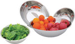 Stainless Steel Mixing Bowl with Diameter 18cm.
