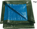 Waterproof Tarpaulin 70gr/m² 5x8m. Light Type Green