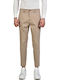 Chinos Trousers with Elastic Xagon Beige