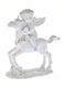 Iliadis Christmas Plastic Cherub Figure White 15x14x6cm