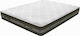 Chic Strom Galaxy Ημίδιπλο Ανατομικό Στρώμα Foam / Latex Διπλής Όψης 130x200x27cm με Ανεξάρτητα Ελατήρια