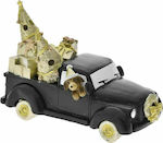 Iliadis Christmas Plastic Figure Car Black Leng...