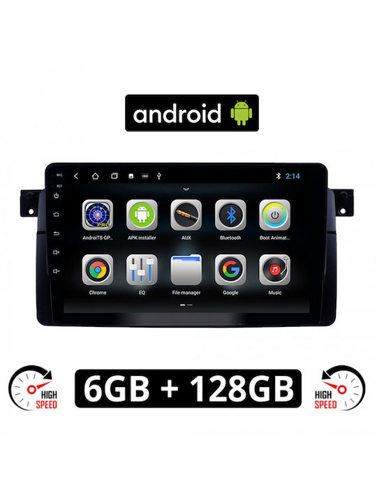 Booma Sistem Audio Auto pentru BMW Magazin online / Serie 3 (E46) / M3 1998-2005 (Bluetooth/USB/AUX/WiFi/GPS/Apple-Carplay/Android-Auto) cu Ecran Tactil 9"