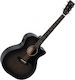 Sigma Guitars Ηλεκτροακουστική Κιθάρα GMC-STE-BKB Cutaway Black