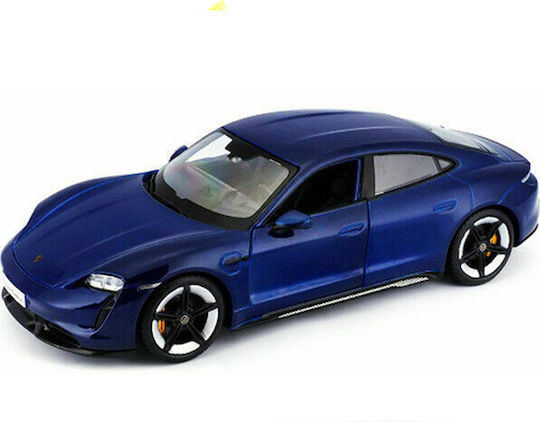 Bburago Αυτοκινητάκι Porsche Taycan Turbo S - Blue 1:24 για 3+ Ετών