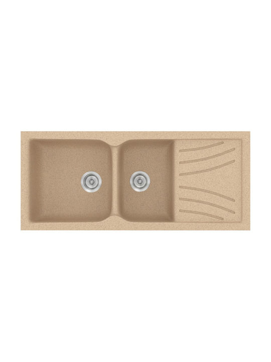 Sanitec Classic Undermount Sink Left Synthetic ...