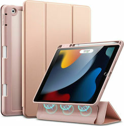 ESR Rebound Hybrid Flip Cover Δερματίνης / Πλαστικό Ροζ (iPad 2019/2020/2021 10.2'')