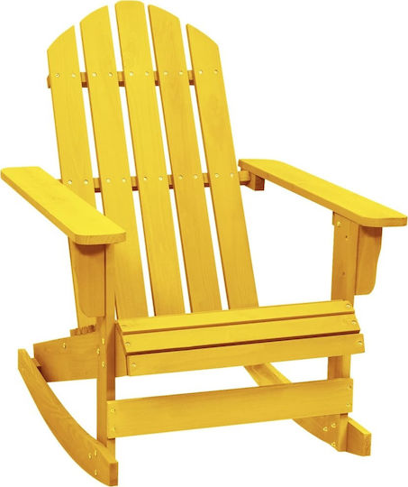 Balansoar Adirondack Galben 315884 70x91.5x92cm