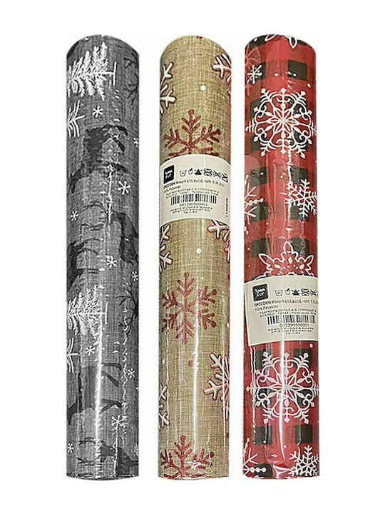 XMASfest Χριστουγεννιάτικο Față de masă Runner Textil M270xL28cm 1buc (Culori diverse)