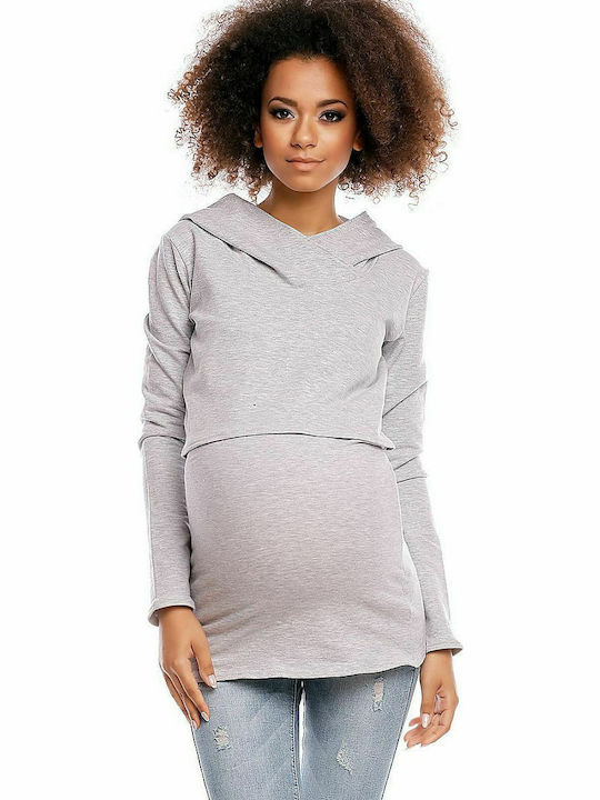 PeeKaBoo 1473 Maternity Sweatshirt Gray