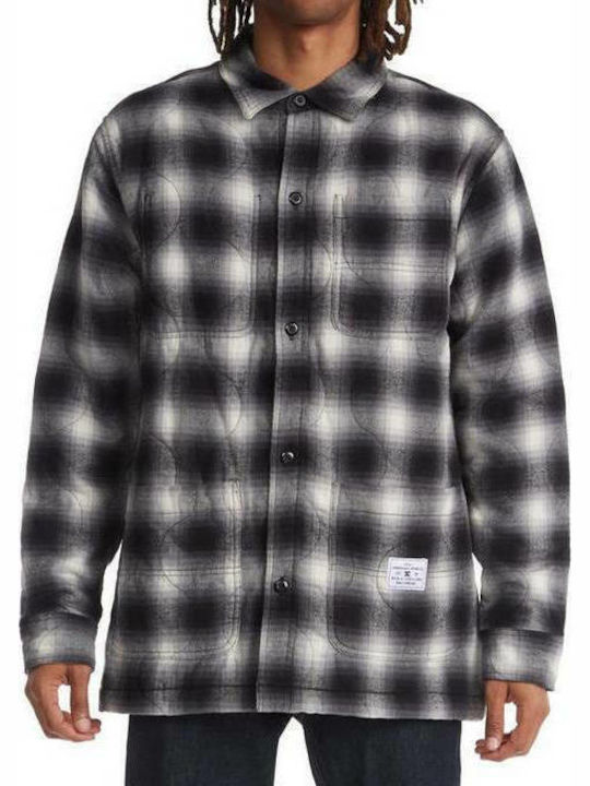 Mayhem Long-sleeved Shirt Checked Black