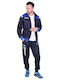 Vesuvio Relax Set Trening Lucios cu Elastic Albastru / Royal