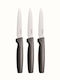 Fiskars Knife Set of Stainless Steel 11cm 1057563 3pcs