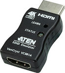 Aten Konverter HDMI männlich zu HDMI weiblich Schwarz 1Stück (VC081A)