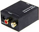 Well Konverter Koaxial / Toslink weiblich zu 3.5mm / RCA weiblich 1Stück 16851