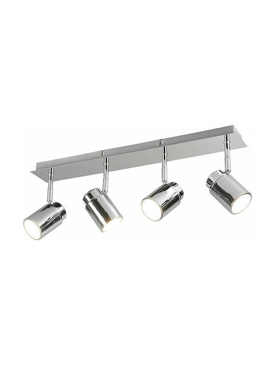 Trio Lighting Angelo Σποτ με 4 Φώτα και με Ντου...