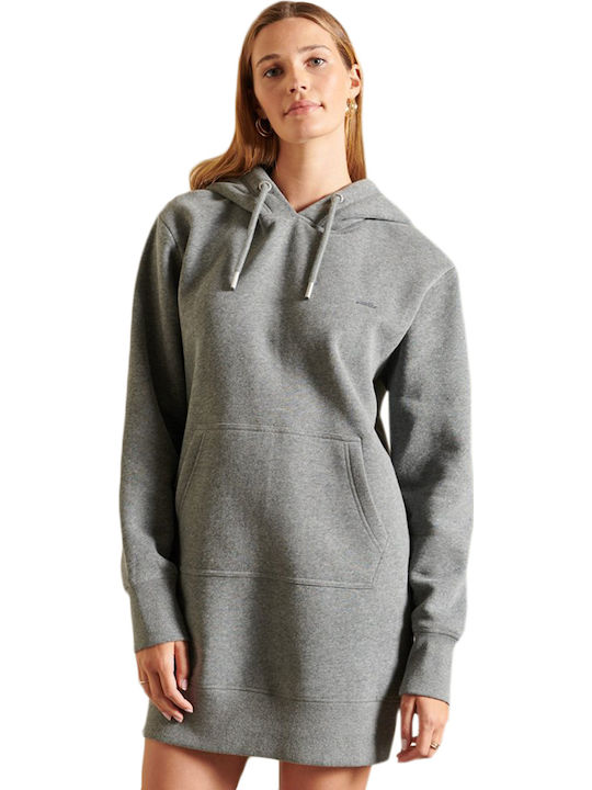 Superdry Мини Спортна Рокля Дълъг Ръкав С Качул...